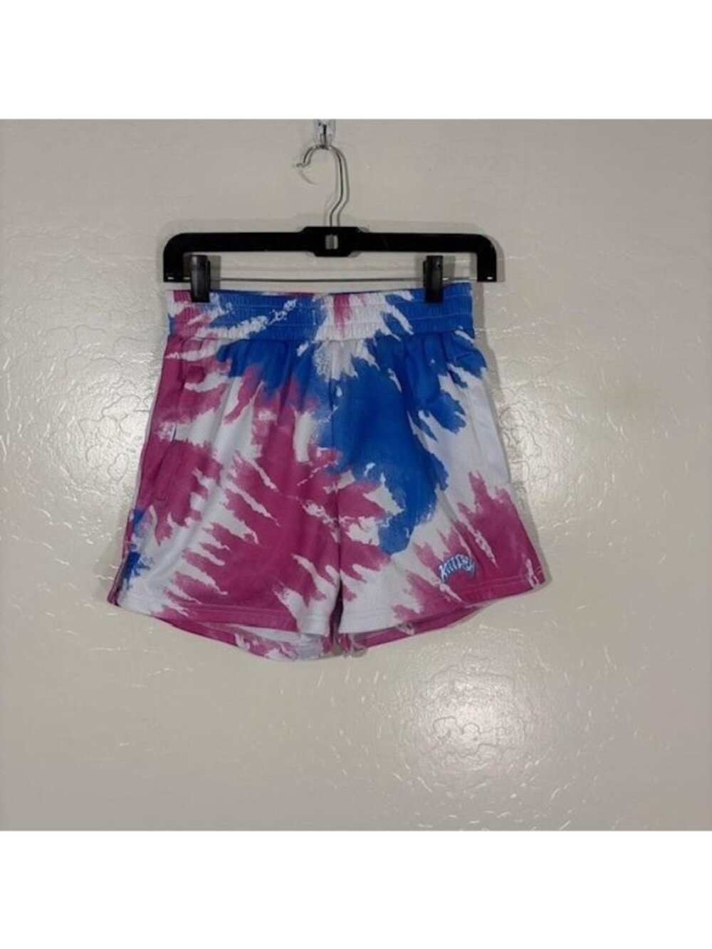 Kill Crew Shorts Womens Small Multicolor Tie Dye Mesh 4 Inseam Athletic Gym